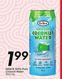 Sobeys GRACE 100% Pure Coconut Water offer