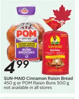 Sobeys SUN-MAID Cinnamon Raisin Bread offer