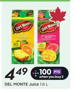 Sobeys DEL MONTE Juice offer