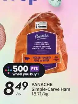 Sobeys PANACHE Simple-Carve Ham offer