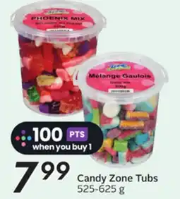 Sobeys Candy Zone Tubs offer