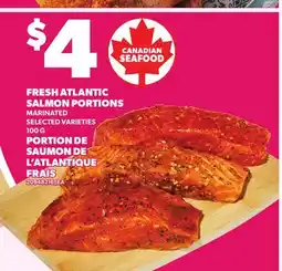 Independent Grocer FRESH ATLANTIC SALMON PORTIONS offer