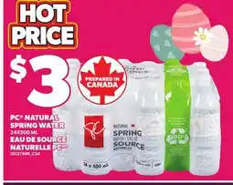 Independent Grocer PC NATURAL SPRING WATER offer