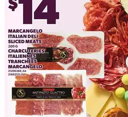 Independent Grocer MARCANGELO ITALIAN DELI SLICED MEATS offer
