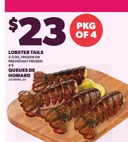 Independent Grocer LOBSTER TAILS, 4'S offer