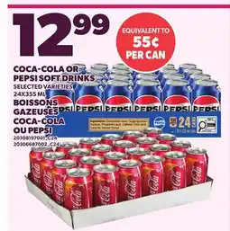 Independent Grocer COCA-COLA OR PEPSI SOFT DRINKS offer