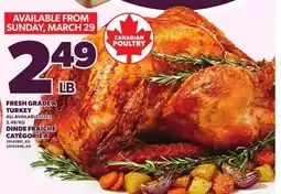 Independent Grocer FRESH GRADE A TURKEY offer