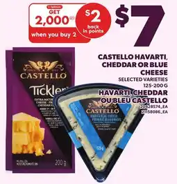 Independent Grocer CASTELLO HAVARTI CHEDDAR OR BLUE CHEESE offer