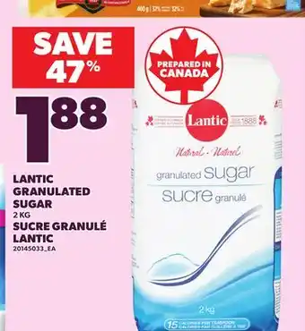 Independent Grocer LANTIC GRANULATED SUGAR offer