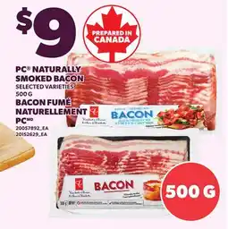Independent Grocer PC NATURALLY SMOKED BACON offer