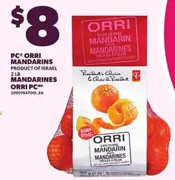 Independent Grocer PC ORRI MANDARINS, 2 LB offer