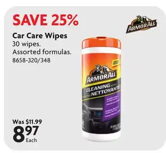 Home Hardware Car Care Wipes offer