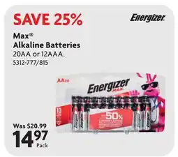 Home Hardware Max Alkaline Batteries offer