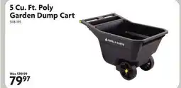 Home Hardware 5 Cu. Ft. Poly Garden Dump Cart offer