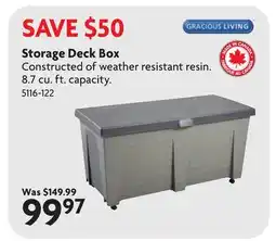 Home Hardware Storage Deck Box offer