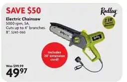 Home Hardware Electric Chainsaw offer