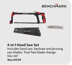 Home Hardware 4-in-1 Hand Saw Set offer