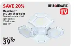 Home Hardware QuadBurst 360 LED Shop Light offer
