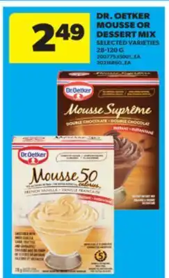 Real Canadian Superstore DR. OETKER MOUSSE OR DESSERT MIX offer