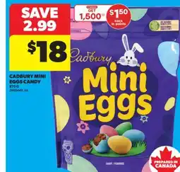 Real Canadian Superstore CADBURY MINI EGGS CANDY offer
