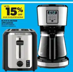 Real Canadian Superstore BLACK & DECKER APPLIANCES offer