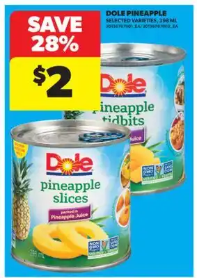 Real Canadian Superstore DOLE PINEAPPLE offer
