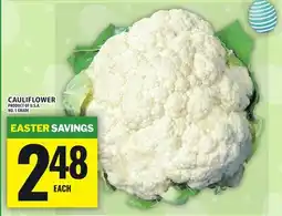 Food Basics CAULIFLOWER offer