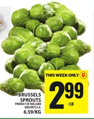 Food Basics BRUSSELS SPROUTS offer