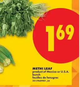 No Frills METHI LEAF offer