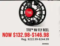 Cabela's TFD TFO NV FLY REEL offer