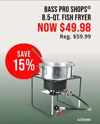 Cabela's BASS PRO SHOPS 8.5-QT. FISH FRYER offer