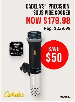 Cabela's CABELA'S PRECISION SOUS VIDE COOKER offer