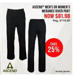 Cabela's ASCEND MEN'S OR WOMEN'S MERAMEC RIVER PANT offer