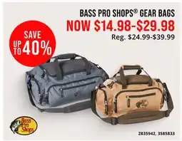 Cabela's BASS PRO SHOPS GEAR BAGS offer