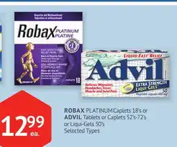 IDA Pharmacy ROBAX or ADVIL offer