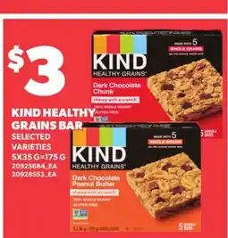 Loblaws KIND HEALTHY GRAINS BAR, 5X35 G=175 G offer