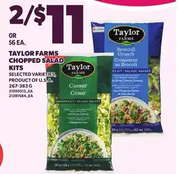 Loblaws TAYLOR FARMS CHOPPED SALAD KITS offer