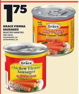 Loblaws GRACE VIENNA SAUSAGES offer