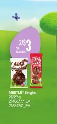Loblaws NESTLÉ SINGLES, 25/29 g offer