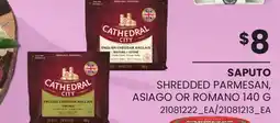 Loblaws SAPUTO SHREDDED PARMESAN, ASIAGO OR ROMANO offer
