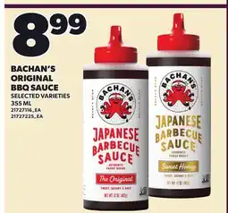 Loblaws BACHAN'S ORIGINAL BBQ SAUCE offer