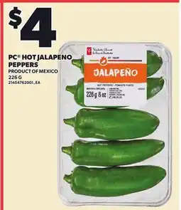Loblaws PC HOT JALAPENO PEPPERS offer