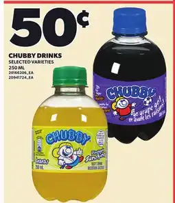 Loblaws CHUBBY DRINKS offer