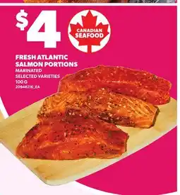 Loblaws FRESH ATLANTIC SALMON PORTIONS offer