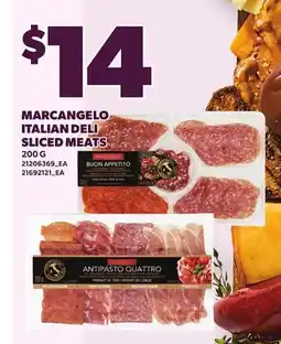 Loblaws MARCANGELO ITALIAN DELI SLICED MEATS offer