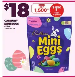 Loblaws CADBURY MINI EGGS offer