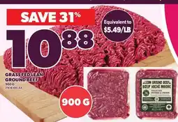 Loblaws GRASS FED LEAN GROUND BEEF offer