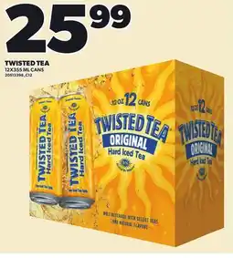 Loblaws TWISTED TEA, 12X355ML CANS offer