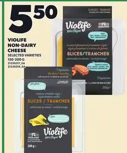 Loblaws VIOLIFE NON-DAIRY CHEESE offer
