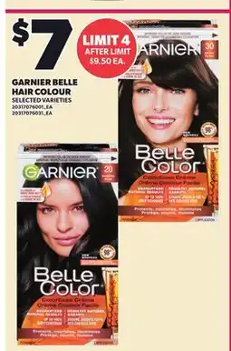 Loblaws GARNIER BELLE HAIR COLOUR offer